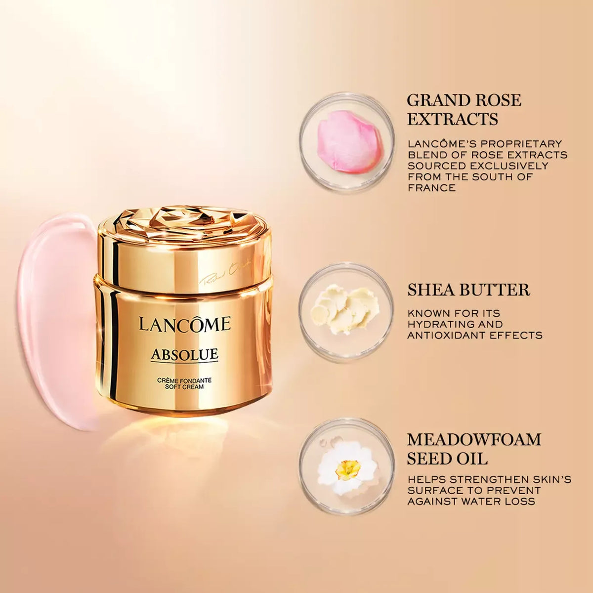 Lancôme Absolue Soft Cream with Grand Rose Extracts – 2.0 Oz / 60ml